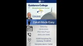 Zakat Made Easy, Dr. Main Alqudah President and founder of Guidance College
