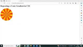 Repeating a Conic Gradient in CSS