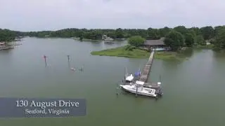 Aerial Video - 130 August Drive, Seaford, Va.