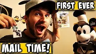 Dave Kay's First EVER Disney Mail Time! Unboxing Disney Gifts & Overwatch Toys!
