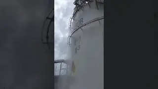 Water spray test for Dome roof Tank