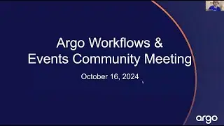Argo Workflows & Events Community Meeting 16 October 2024