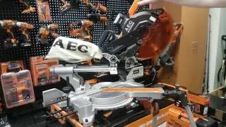 Аккумуляторная торцовочная пила AEG BPS 18-254 BL PRO 18