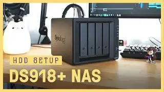 Synology DS918+ NAS Setup - HDD & M.2 SSD cache Installation