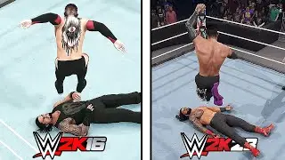 Finn Balor Evolution in WWE Games !!! (WWE 2K16 - WWE 2K23)