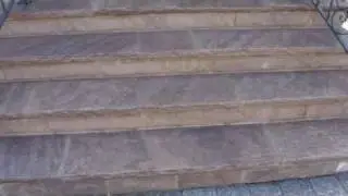 Brown wave flagstone