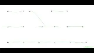 The displacement animation of different types of beam used civil engineering structures