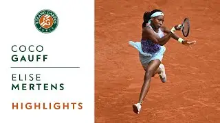 Coco Gauff vs Elise Mertens - Round 4 Highlights I Roland-Garros 2022