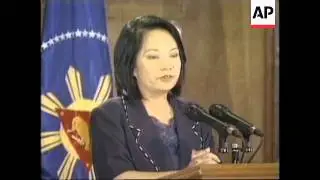 PHILIPPINES: ARROYO TO ORDER CEASEFIRE