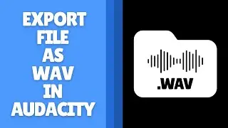 How to Export as WAV in Audacity - Save High-Quality Audio Files