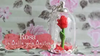 Cómo hacer Rosa de arcilla La Bella y La Bestia