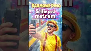Darmowe piwo- Selfie pod metrem 