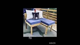 DIY Patio Sectional Under $100 #diy #budget #easy