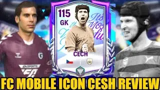 FC Mobile Icon Cech Review Gameplay | Festive Fixtures 115 OVR GK Cech Review