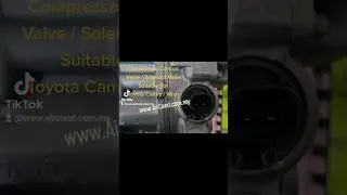 Compressor Solenoid Valve / Control ValveTesting #Toyota #wish #camry #estima #acparts #aircond