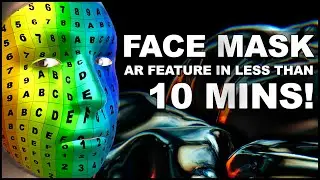 (HOW TO CREATE A FACE MASK IN LESS 10 MINUTES) - Unity AR Foundation in Unity 2019.3 !