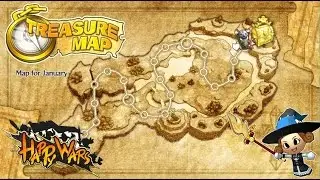 Happy Wars, Treasure Map For January 2015!