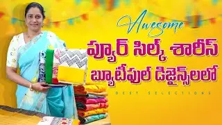 WOW ✨ Pure Silk Sarees | Stunning & Beautiful Designs | Must-Watch Collection #bestselections #new