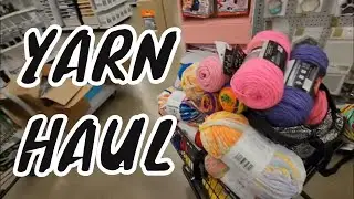 Joann Yarn Haul * Shop With Me * Big Daddy Left Me Alone, So I Filled The Buggy!