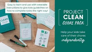 Project Clean Chore Chart Pack for Kids