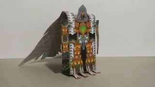 Foldabots Reawaken Review Lutabots, Saligutgot. (Military Tank Robot Origami Transformr Papercraft)