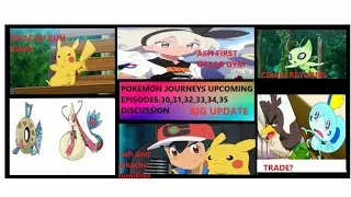 POKEMON JOURNEYS UPCOMING EPISODES|EPISODE-30&31&32&33&34&35|BIG UPDATE|TRADE?|ASH GALAR GYM BATTLE|