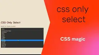 CSS Only Select - Building a Custom Form Component! 🎨💻