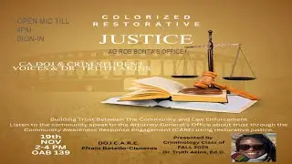 Building Trust in the Community and Law Enforcement - CA DOJ CARE