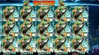 OMG!!! Big bass mission fishin slot is insane, high stake bonus buy compilation great game