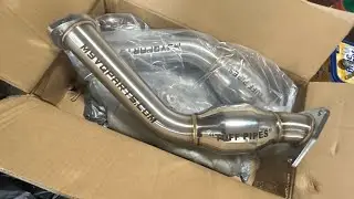 G35/G37 sedan headers and test pipes install