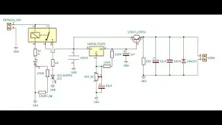 Fonte de Bancada com LM350 até 3A e Proteção Contra Sobre Corrente