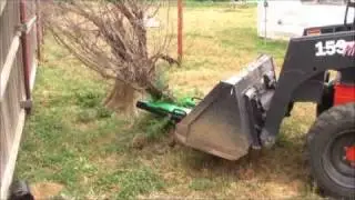 Wood Post and Tree Puller for Tractors and Skidsteers