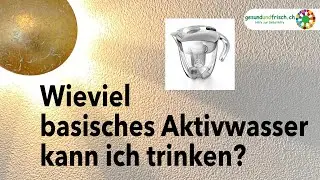 Wieviel basisches Aktivwasser kann ich trinken? - ECAIA Carafe von Sanuslife