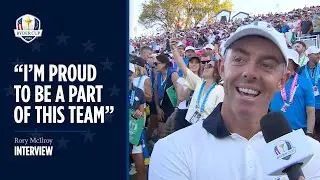 Rory McIlroy's Emotional Winning Interview | Sunday Singles | 2025 Ryder Cup