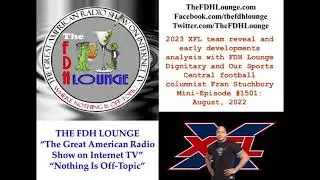 Mini - Episode #1501 - August 2022 - 2023 XFL cities reveal and early news analysis