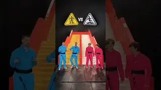 STICKY VS SLIPY STAIRS💀🥇