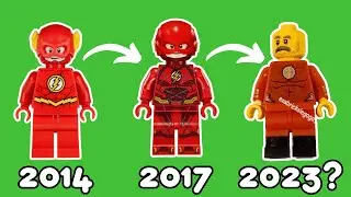 Every LEGO Flash Minifigure EVER! (+ RARE canceled Flash!) | Minifig History #theflash
