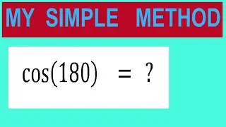 Find   trigonometry angle         cos⁡(180)    =   ?