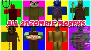 How To Get ALL 21 MORPHS in Find The Zombie Morphs - ROBLOX