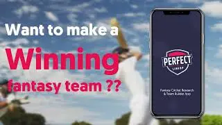 PerfectLineup: Fantasy Cricket Team Generator | Dream Team Maker App