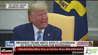 President Trump said Joe Biden criticized him for the China Travel Ban  | Mike Gallagher Show