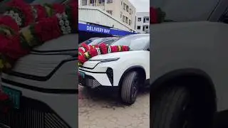 New Tata Harrier EV Delivery ❤️😍 #shorts #newcar #harrier #cars #automobile #tata #trending