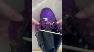Transforming Boots with Glitter and Lace - No Hashtags Experiment