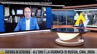 Paul Grod speaks with SkyTg24 Italian TV-channel