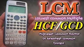 lcm and hcf of two numbers using calculator. find the greatest common divisor in calculator.