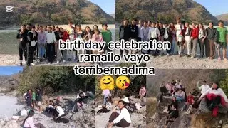 हामी चै इक्शा बहिनी को जन्मदिन मनाउदै रमाइलो गर्दै तमोर नदि तिर ।