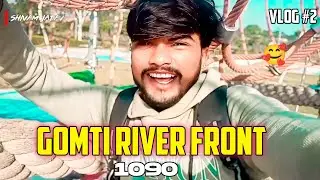 Lucknow 1090 Chauraha Morning View &mdash; Gomti Riverfront Explore | Shivam Jatav Vlog