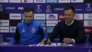 Press Conference - WSE Champions League Men - SF - SL Benfica (POR) x FC Porto Fidelidade (POR)