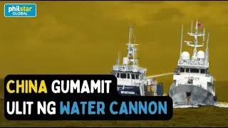 China Coast Guard, binangga at ginamitan ng water cannon ang barko ng BFAR