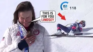 Breezy Johnson got Emotional while Dedicating her Skiing Olympic Gold Medal to Crashed Lindsey Vonn